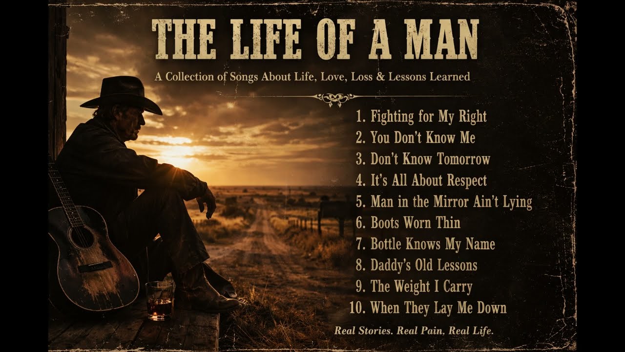 The Life of a Man &ndash; Gritty Country Album | Deep Storytelling Songs | Outlaw Style Country Collection