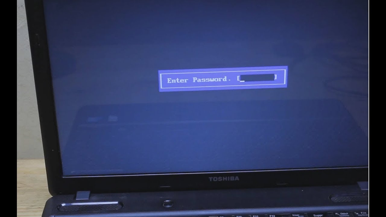 طريقة إزالة باسورد البيوس toshiba satellite C660 c665 A660 A665