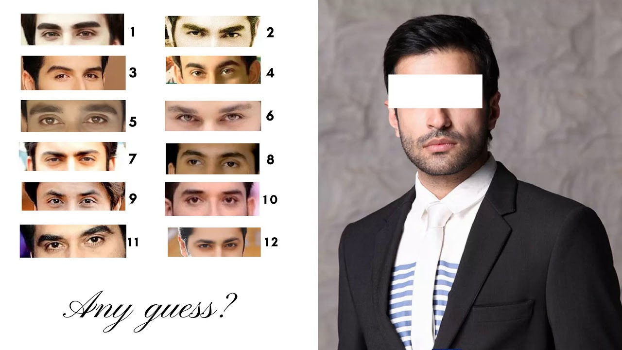 Match The Eyes Of Azfar Rehman ||  Aatish Actor ||How Many Can You Guess?