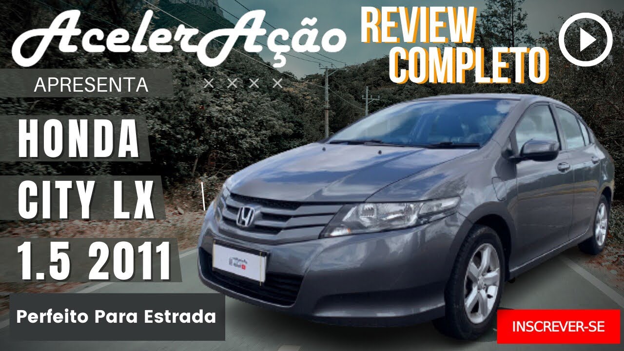 Review Honda City LX 1.5 2011, Um sedan muito espaçoso e o banco traseiro é uma poltrona!
