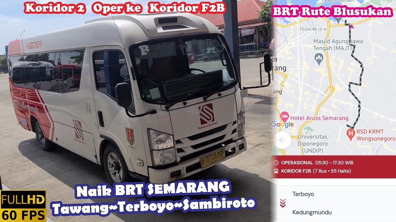 Cara Naik BRT⁉️ Semarang Tawang Ke Sambiroto‼️