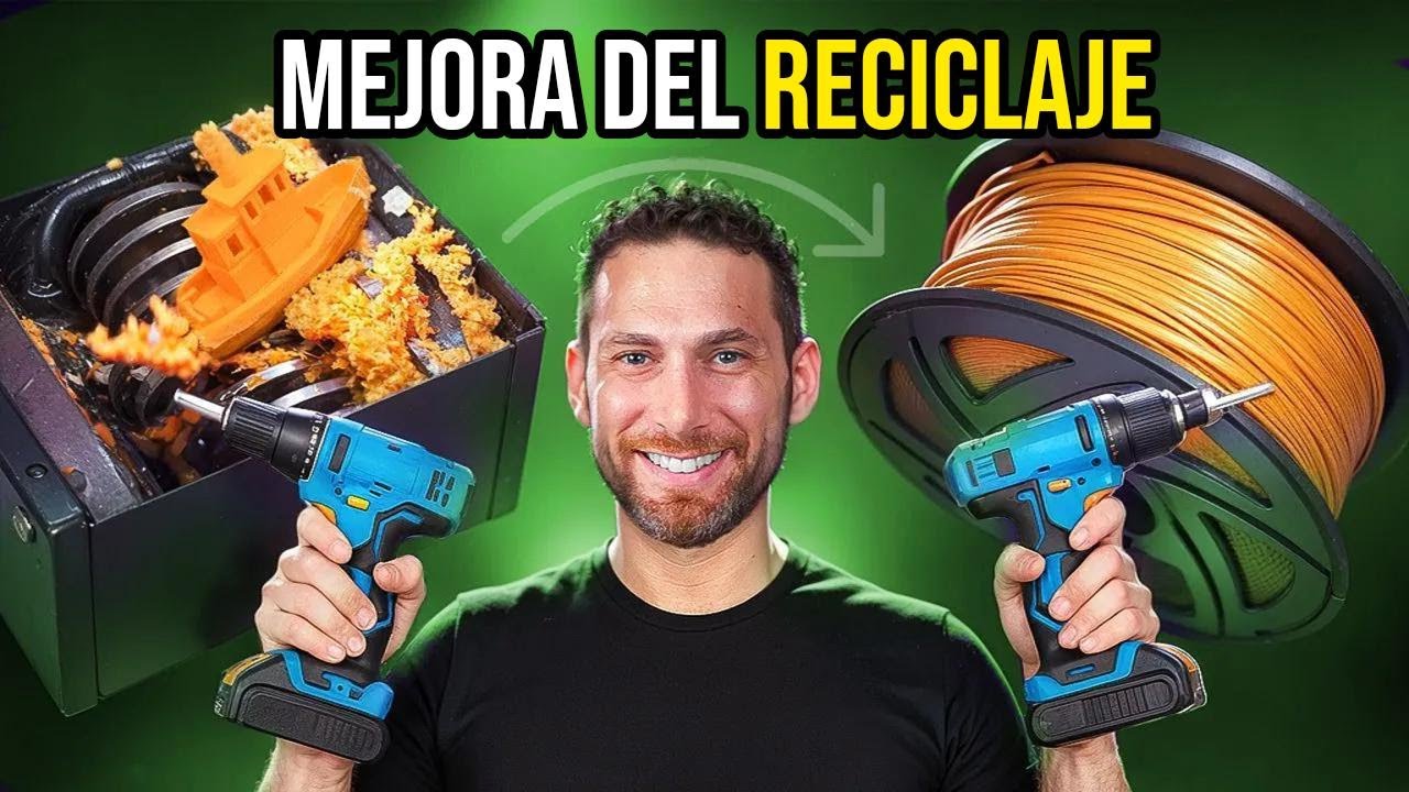 ¡Mejoré el sistema para reciclar impresiones 3D!