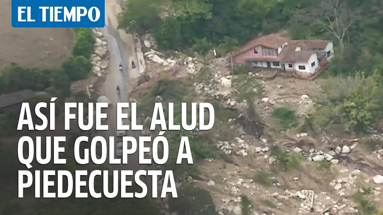 La magnitud de la tragedia en Piedecuesta, vista desde el aire | El Tiempo