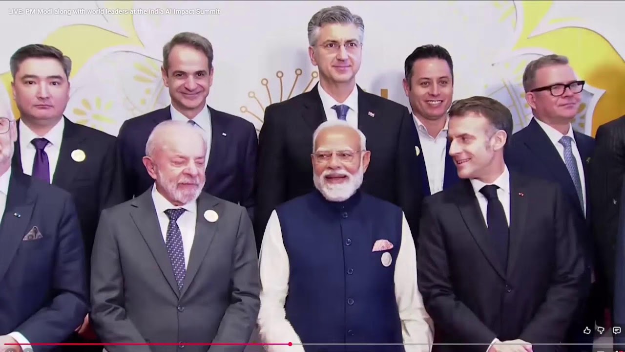 LIVE: PM Modi along with world leaders at the India AI Impact Summit