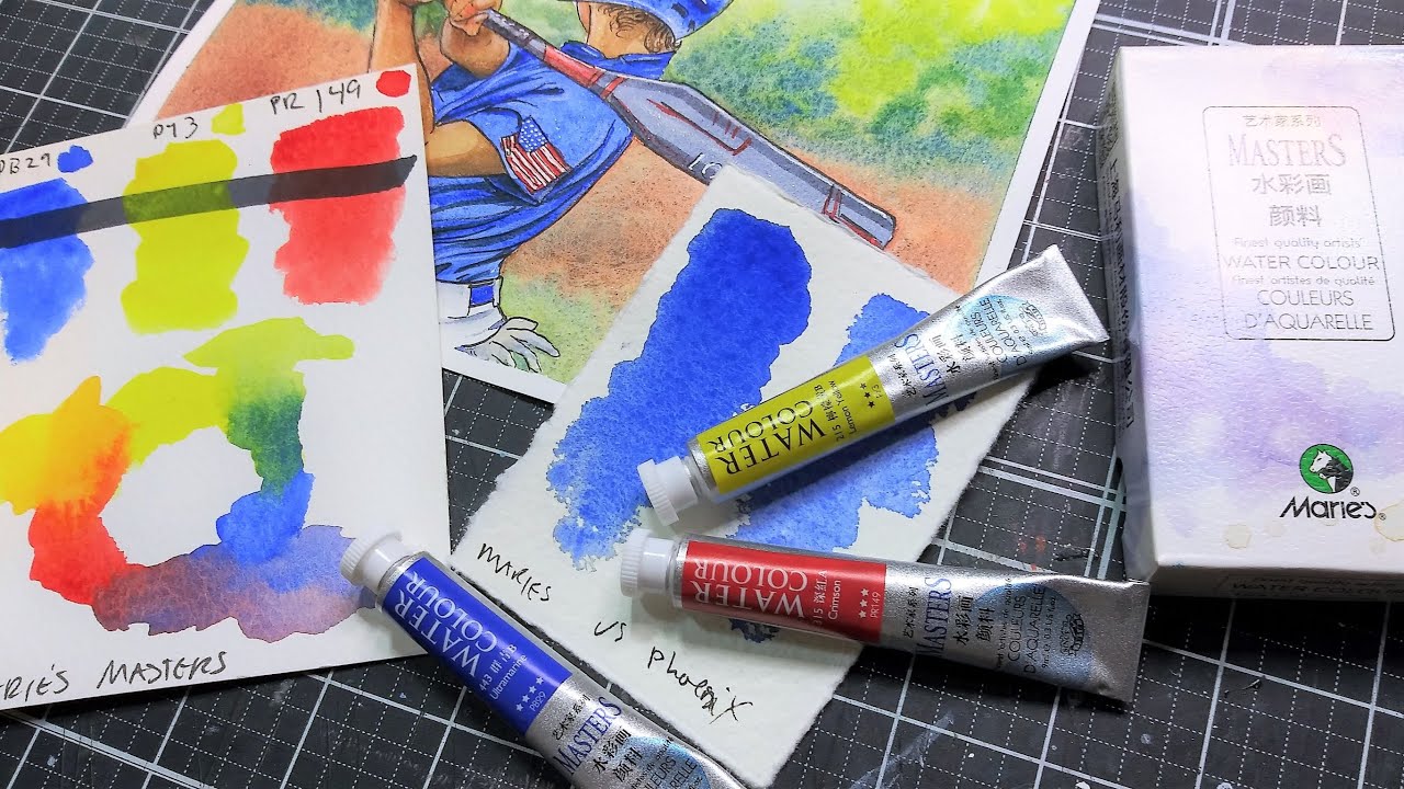 I spent $7.50 on these paints, are they good? Maries Master's Watercolor review