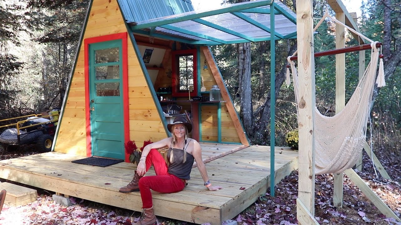 A-frame cabin anyone can build