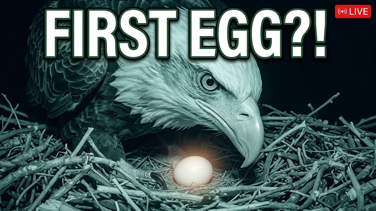 🔴 LIVE: 🔥 Jackie and Shadow Egg watch Big Bear California (Egg 1 just happened!