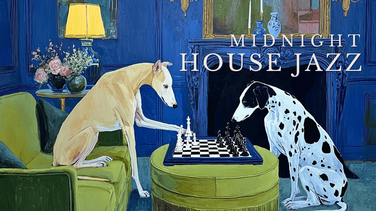 Midnight House Jazz ♟️ Smooth Lounge & Deep Groove Beats for Relaxing Nights