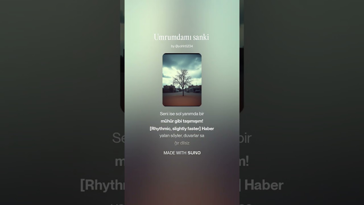 Umrumdamı sanki