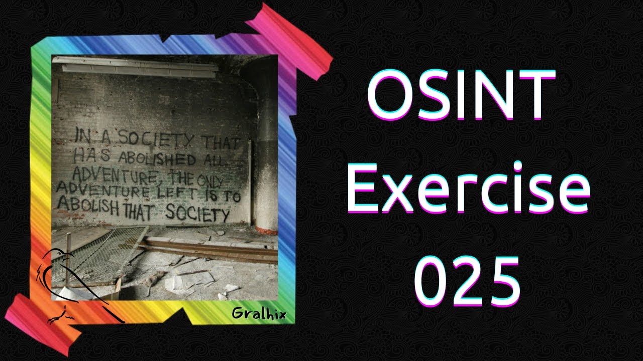 OSINT Exercise 025 | Solution and full walkthrough