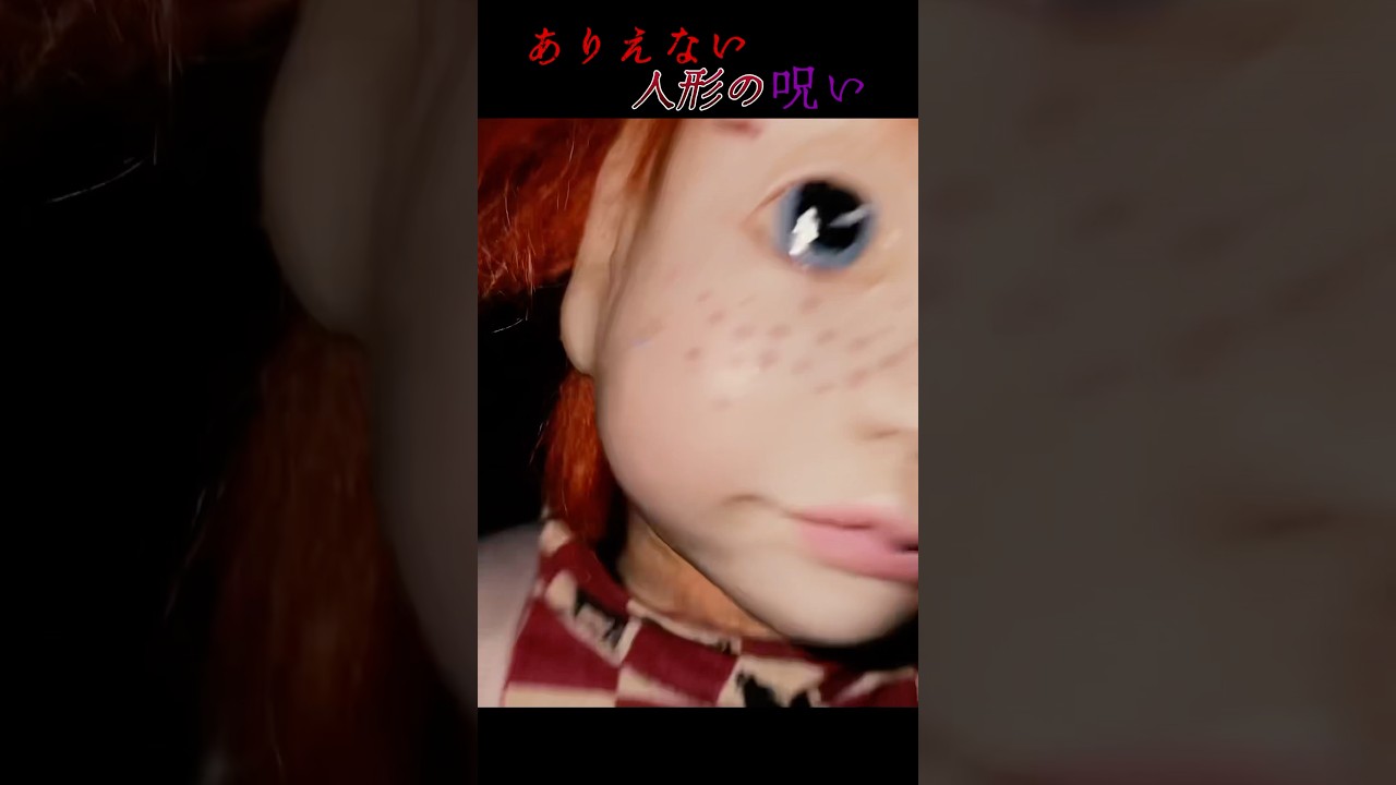 最後がホラー映画並みに怖すぎる。動きすぎる人形の呪い #ホラー #恐怖 #心霊 #怖い