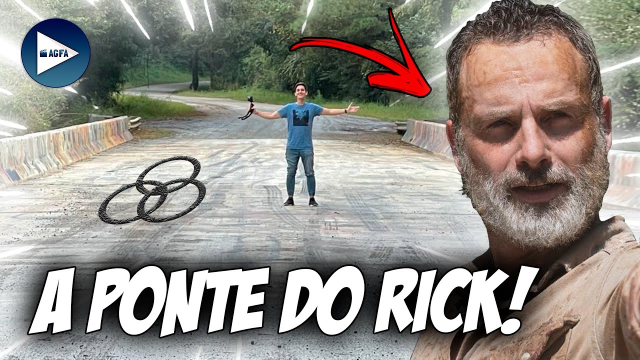 FUI NA PONTE DE RICK GRIMES E VI ALGO INCRÍVEL NO ESTÚDIO DE THE WALKING DEAD!