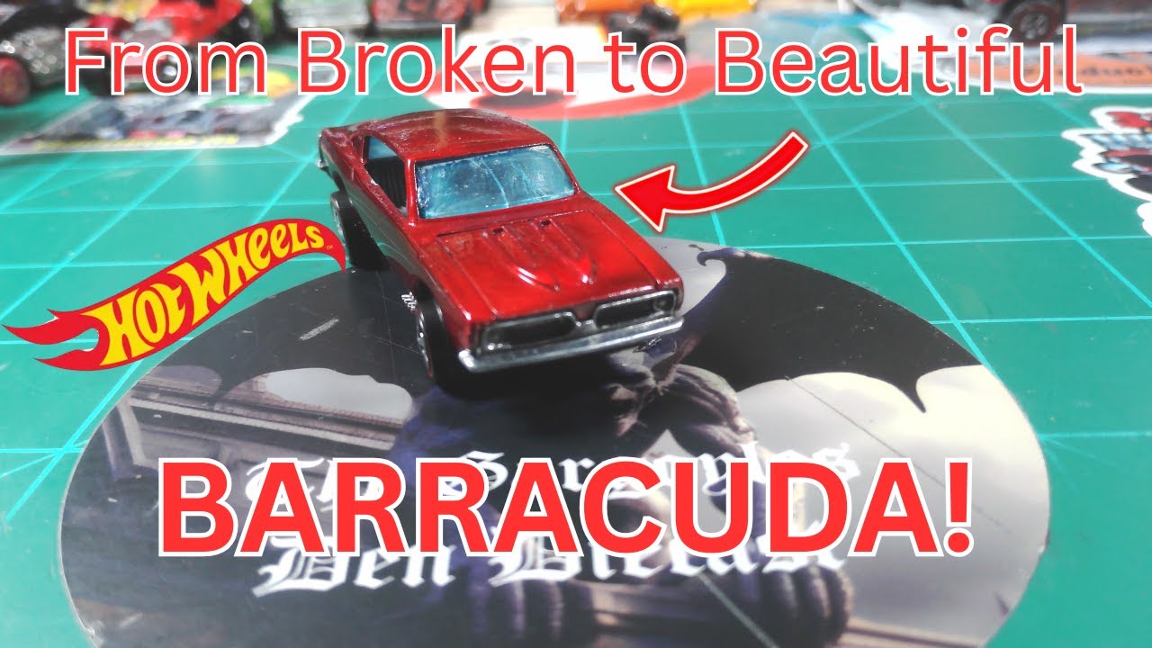 Серия Hot Wheels Redline Restoration: от сломанного к прекрасному, Барракуда! #ToySavers #restora...