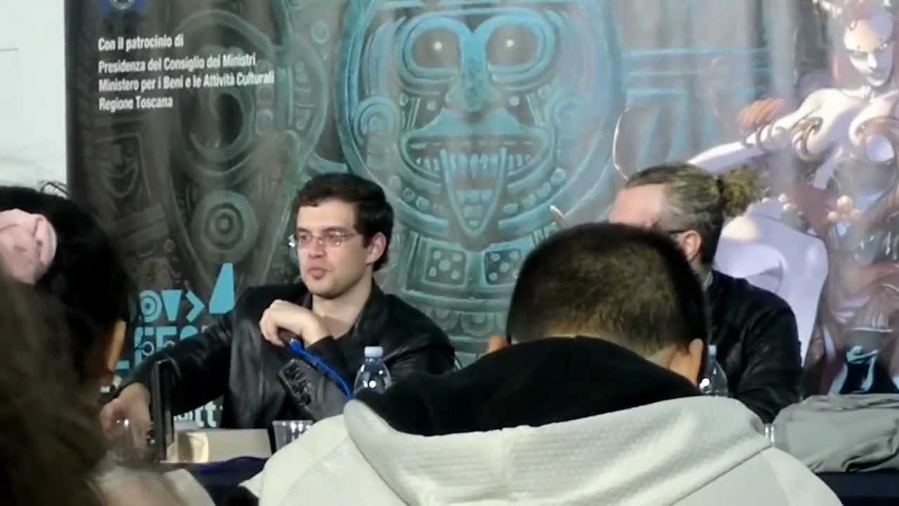 Christopher Paolini speaks in the Ancient Language @Lucca Comics 2012