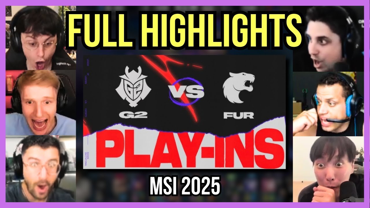 ALL POVs React to G2 vs FUR &mdash; EU vs LTA South DELIVERS at MSI 2025!