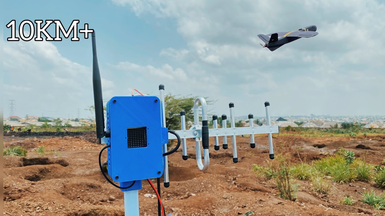 Building and Testing YAGI Antenna data link 3D Printed  with 10km+ Flight