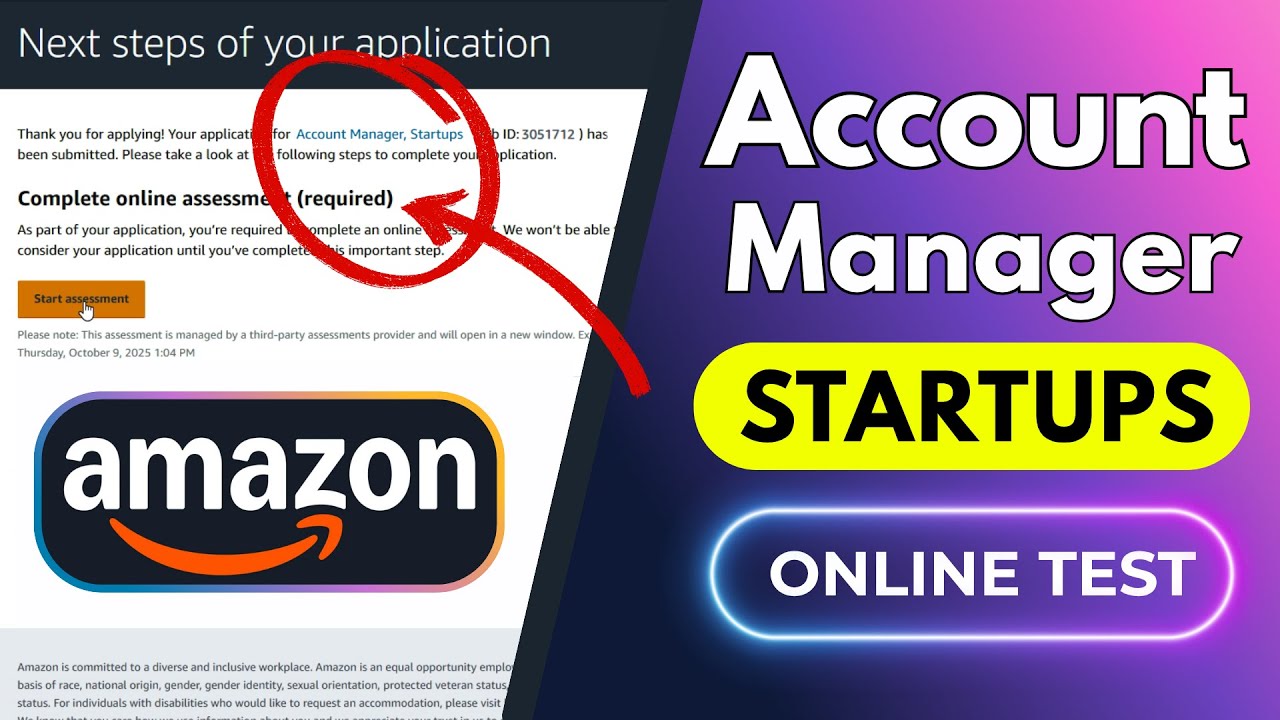 How to Pass Amazon Account Manager Startups Assessment | Amazon Interview Preparation Guide