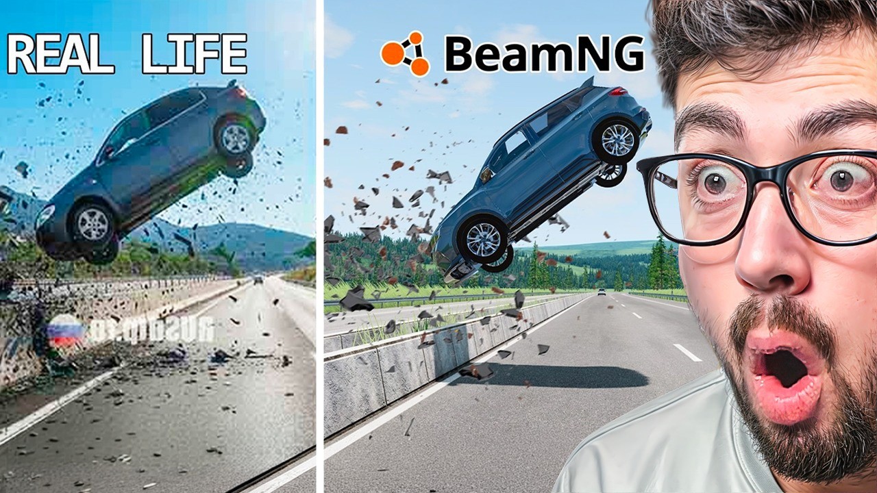 ACCIDENTES BASADOS EN LA VIDA REAL 😱 | BeamNG Drive #23