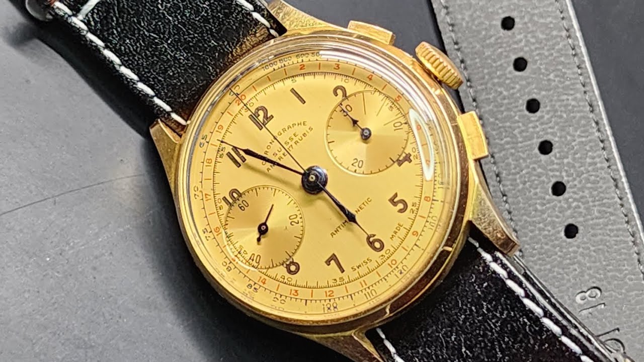 JD's Landeron 49 Chronograph. Cleaned/serviced.