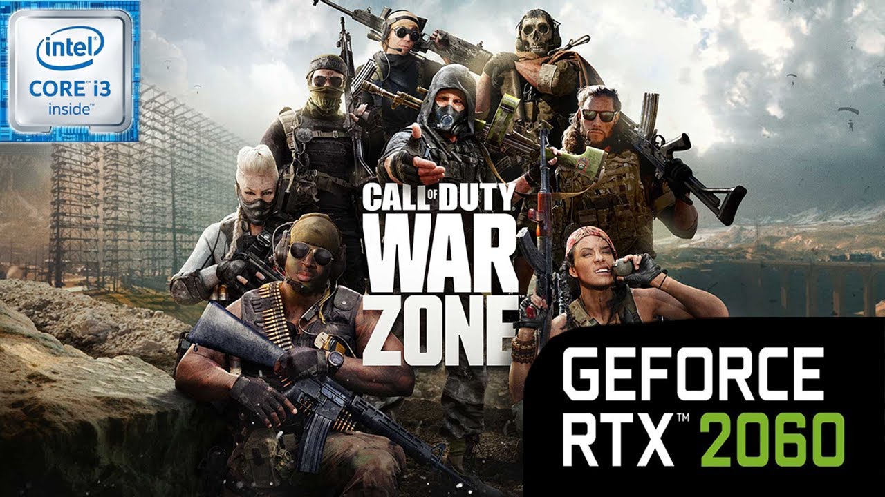 Call of Duty  WARZONE with I3 10100 , RTX 2060 6gb ,16GB Ram Gamplaz