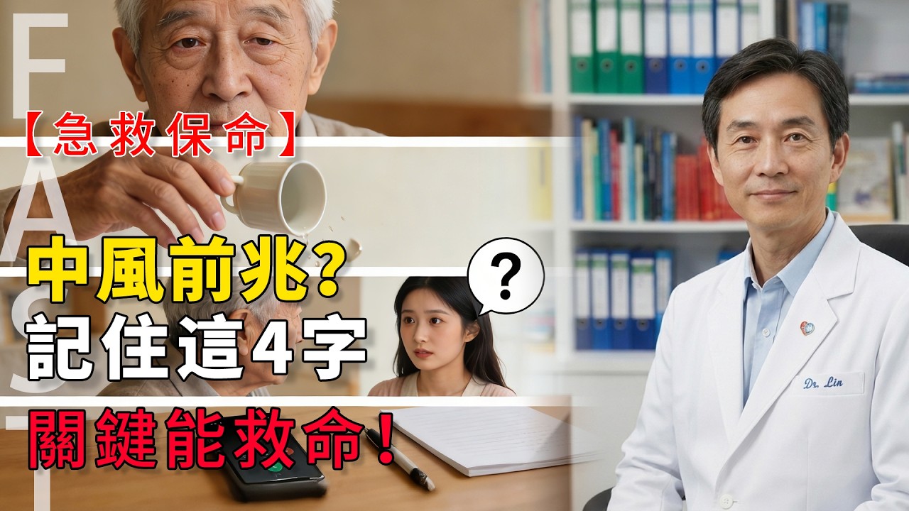 中風前兆有哪些？必學「FAST識別法」，關鍵時刻能救命【第七講】#中醫養生#科學養生#ChineseWellness#HealthyAging