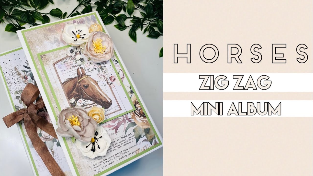 Horses Zig-Zag Mini Album