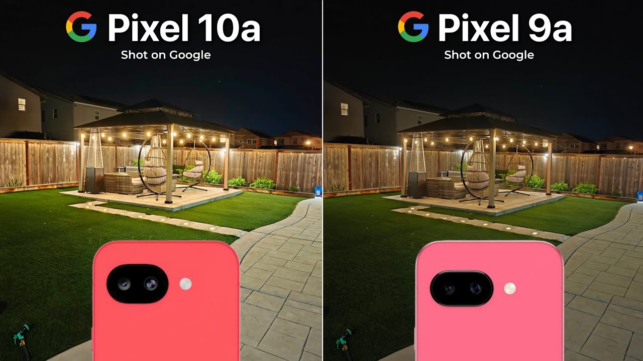 Google Pixel 10a против Google Pixel 9a | Сравнительный тест камер