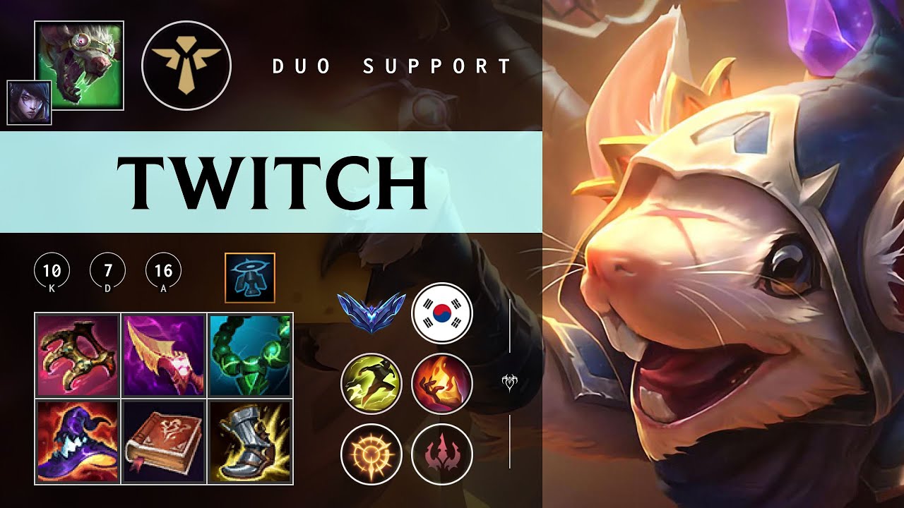Twitch Support vs Leona - KR Diamond Patch 26.02