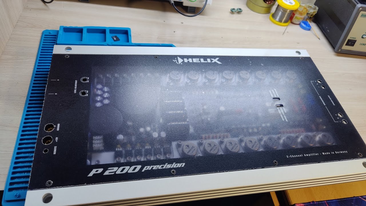 Helix P200 Precision замер усилителя
