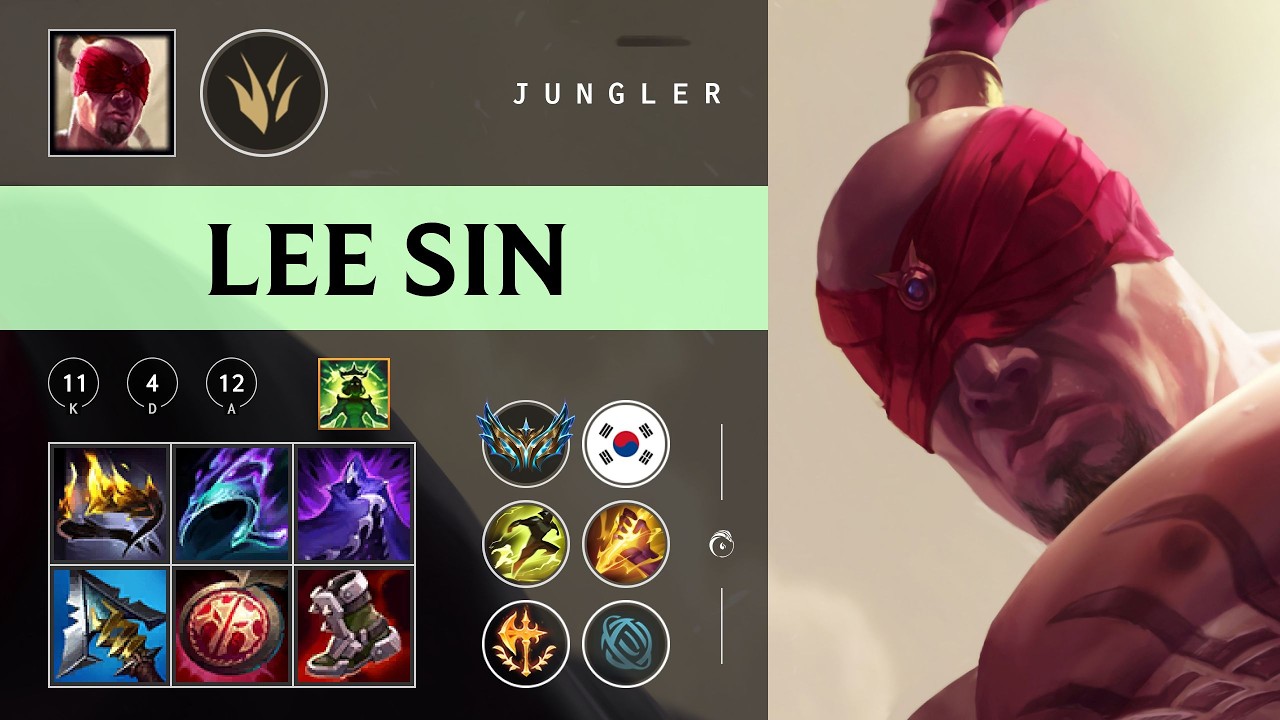 Lee Sin Jungle vs Graves - KR Challenger Patch 26.06