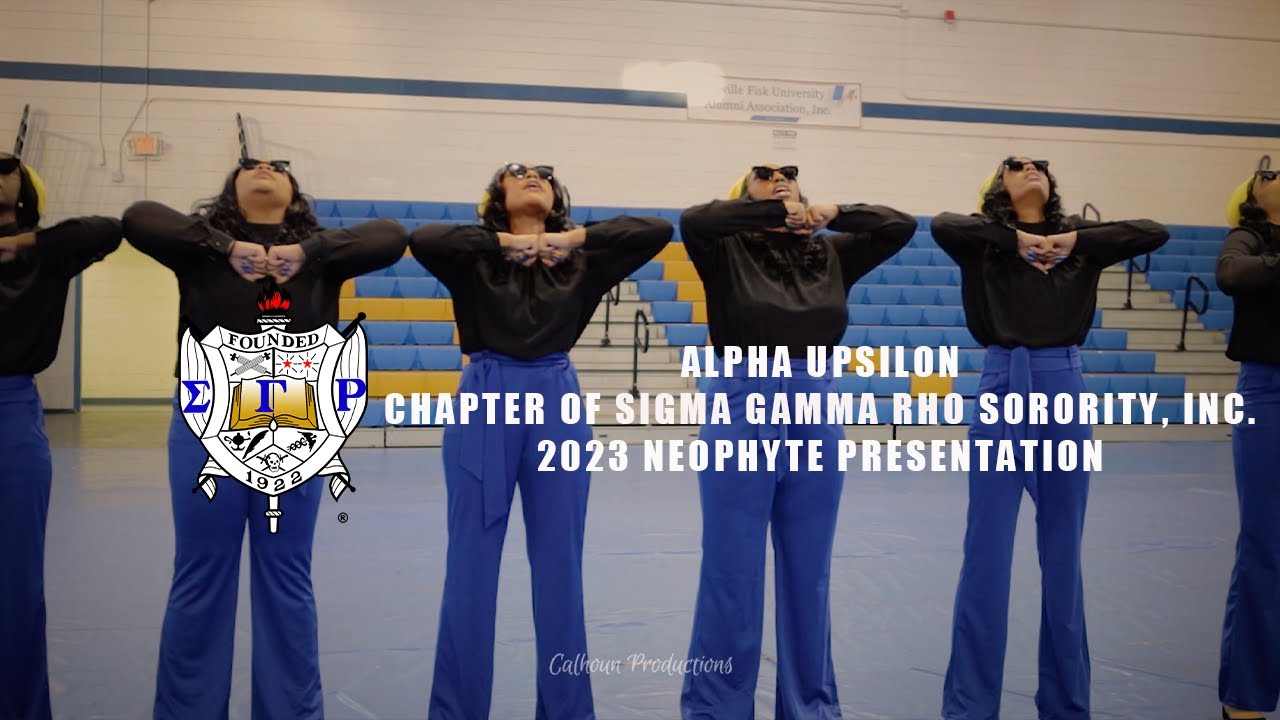 Alpha Upsilon Chapter of Sigma Gamma Rho Sorority, Inc. Neophyte Presentation 2023 @ FiskUniversity