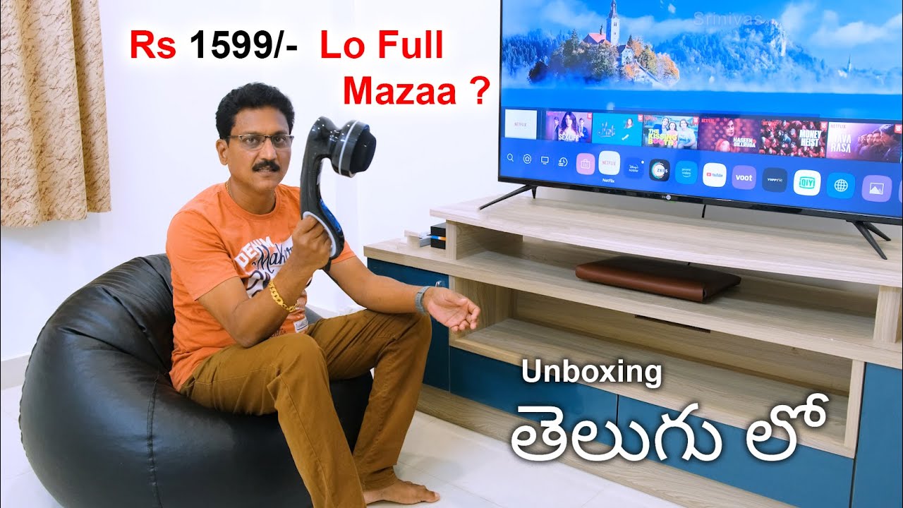 Rs 1599/-  Lo Full Mazaa 😲Massager Unboxing in Telugu...