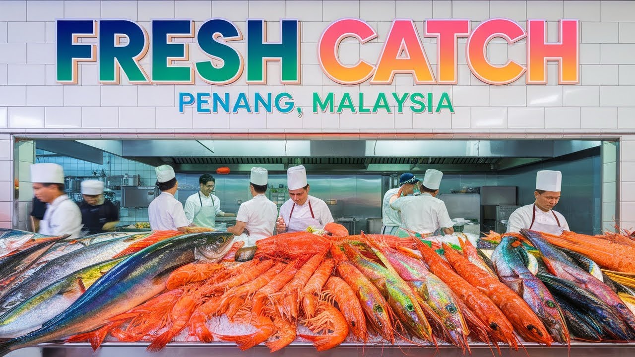 TÔM SÚ KHỦNG VÀ NHIỀU HẢI SẢN ĐẢO PENANG | Penang SEAFOOD Dinner