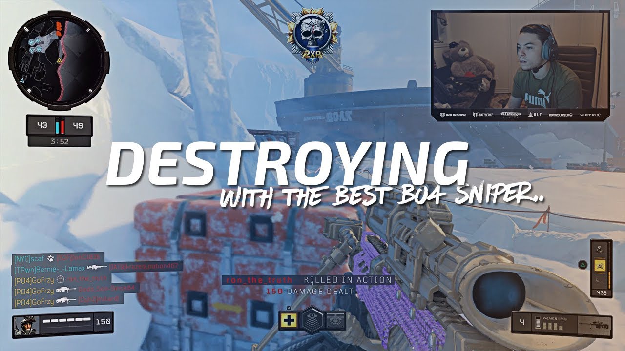 destroying with THE BEST BO4 SNIPER..