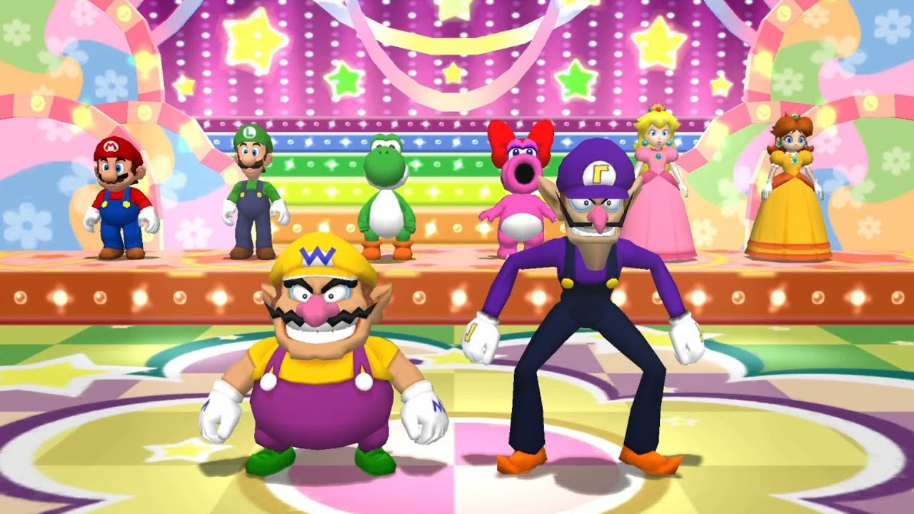 Mario Party 7 // All 8 Player Minigames [Wario & Waluigi]
