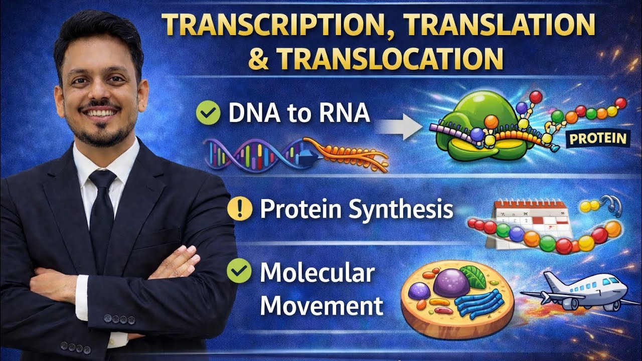 Transcription, Translation, Translocation I SSC Science 2 I Important Questions