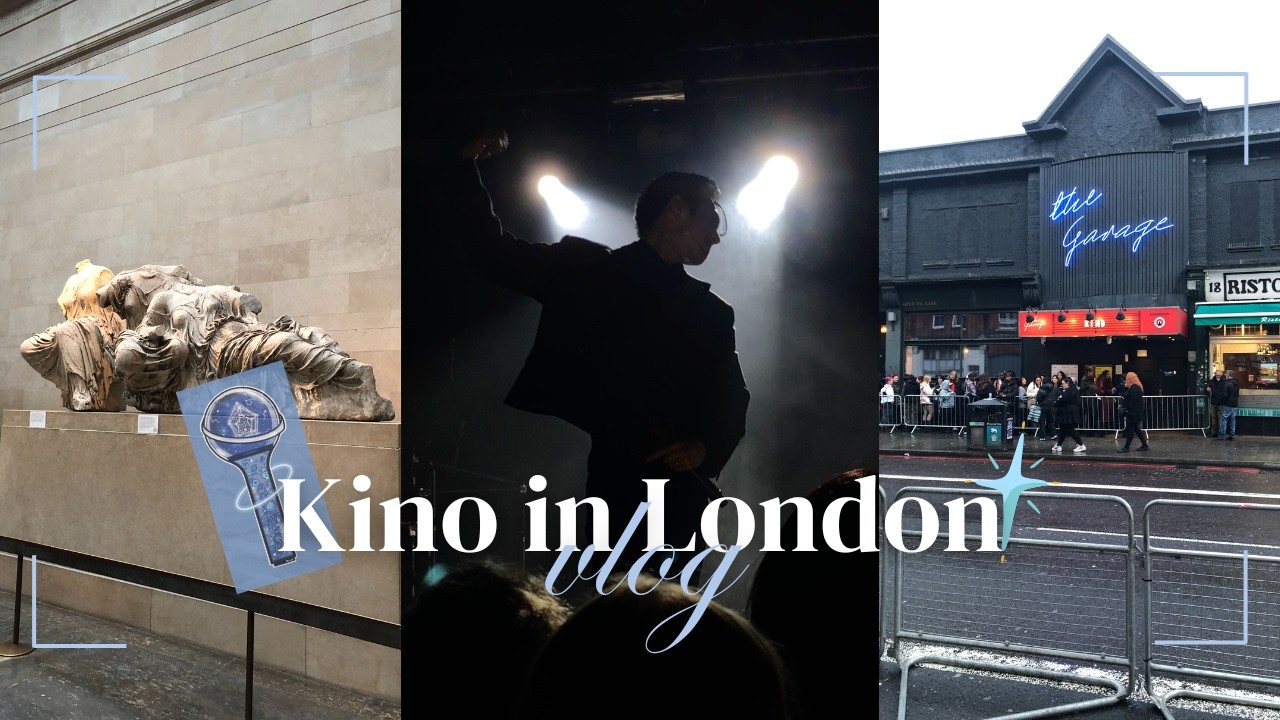I met & saw Kino (Pentagon) on tour and you should too!! being a tourist in London | concert vlog