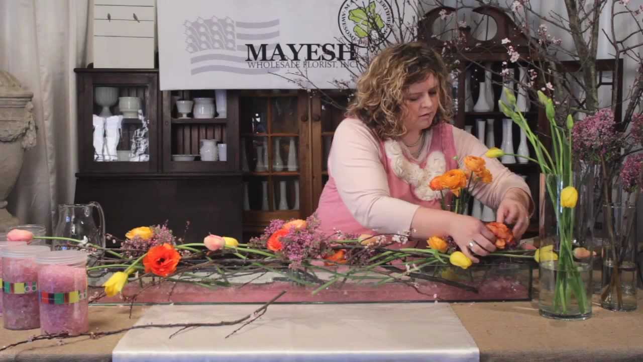 The Art of Flowers April 2012: Garden Party Centerpiece