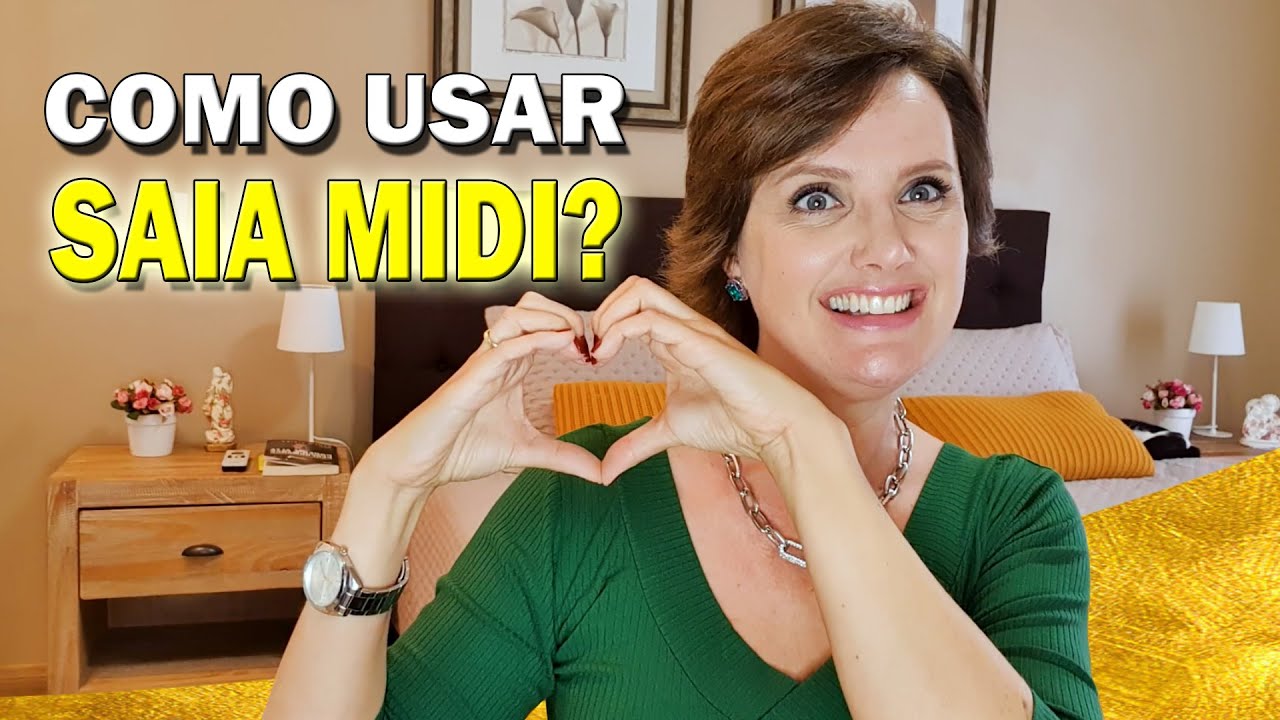 Como usar saia midi?