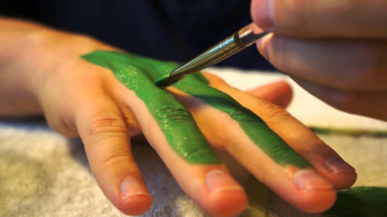 Relaxing Hand Painting Role Play - ASMR