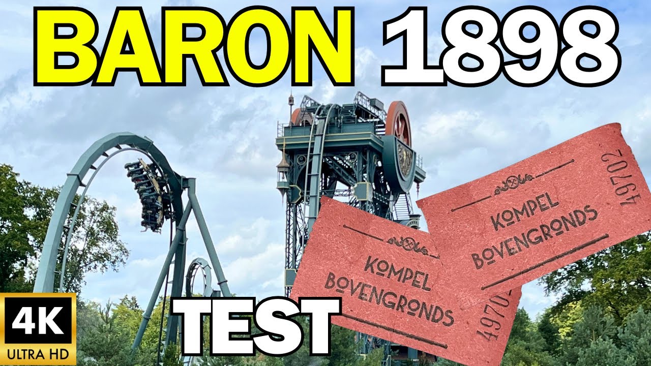 Efteling Baron 1898 – TEST Kompel Bovengronds – 4K POV (2025)