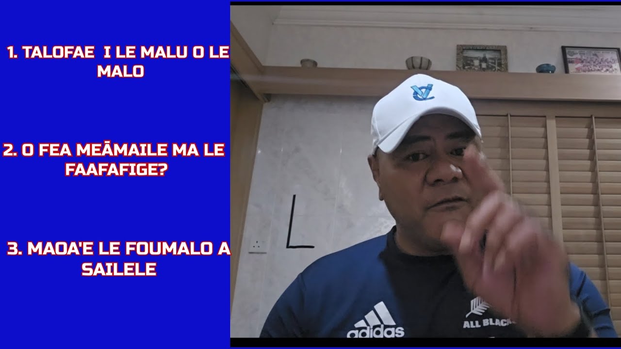 Eps #30-2026.Lau Afioga I le Palemia,  Ua tatau ona fai loa se fuafuaga. 