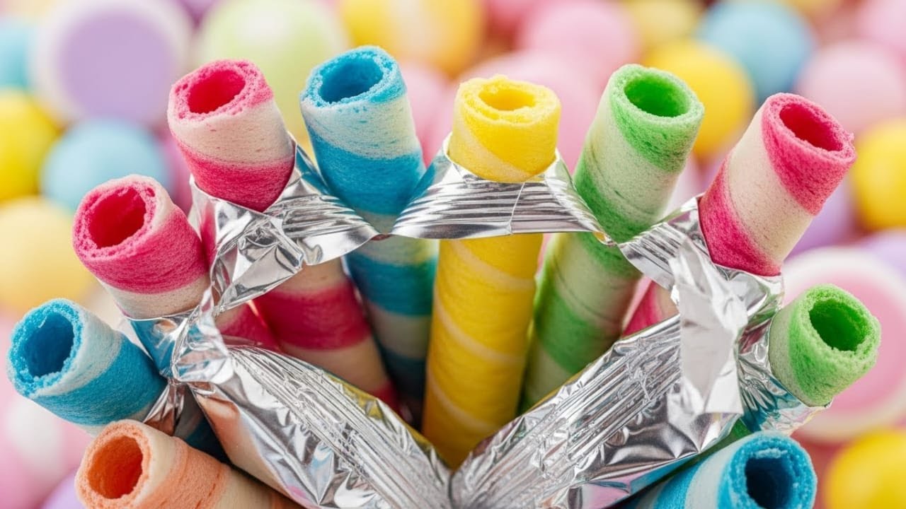 ASMR Most Popular Candys / Candy Treats /colourful rainbow lollipop candy/unpacking chocolate eat