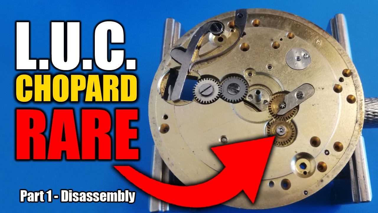 L.U.C CHOPARD Pocket Watch Restoration– Disassembly (Part 1)