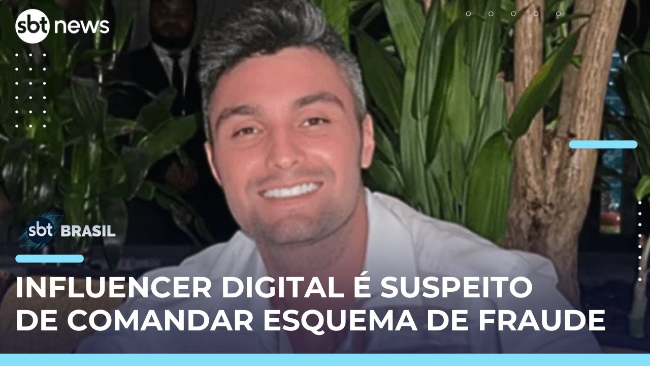 Influenciador é alvo de operação por desviar R$ 146,5 milhões via Pix | #SBTBrasil