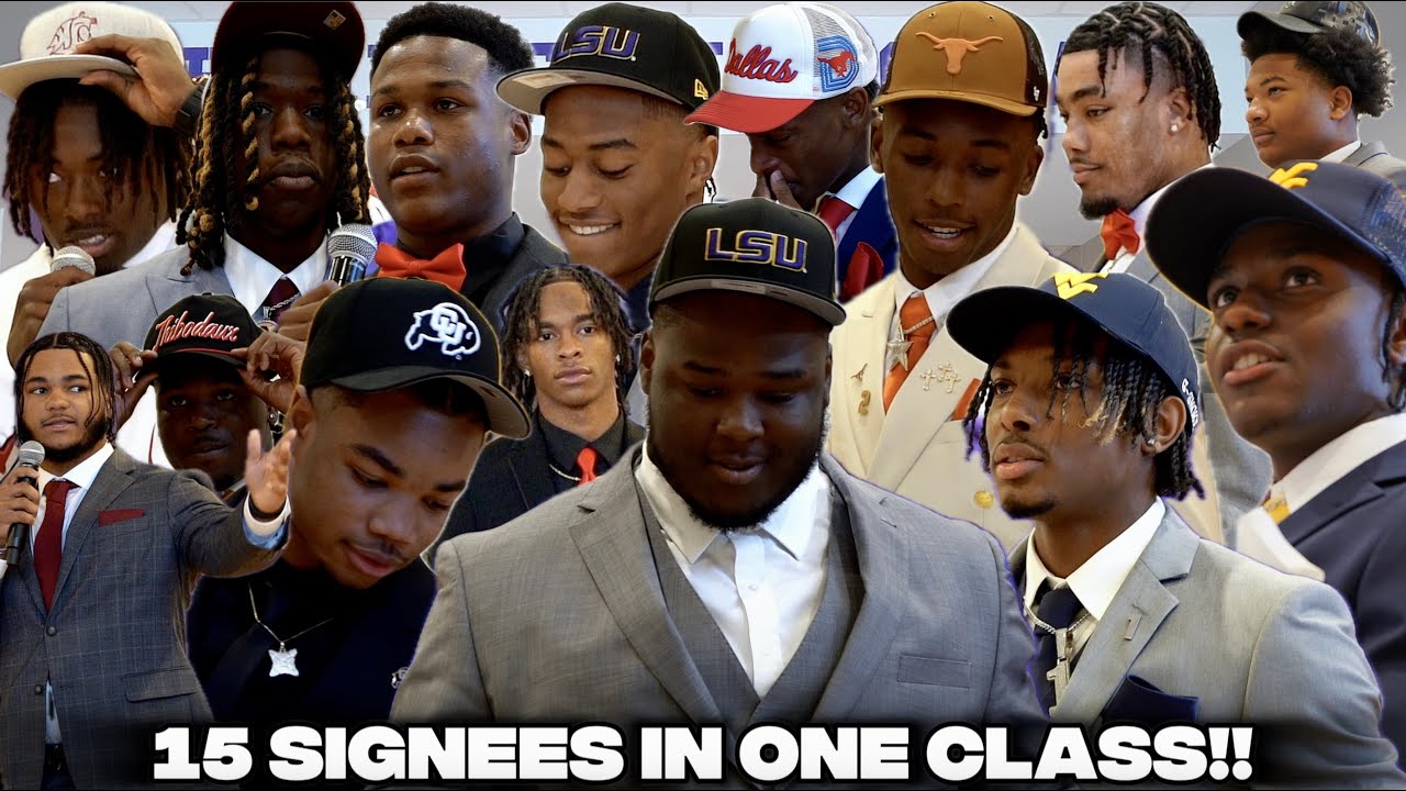 5⭐️ Richard Anderson & 4⭐️ Aiden Hall ➡️ LSU, Karr signs 15!!! Players in Early 2025 Signing Period!