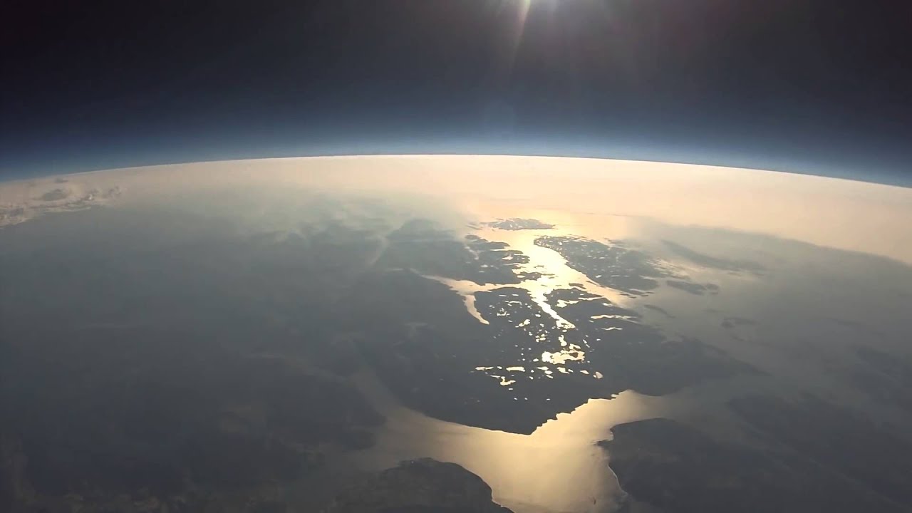 Go Pro запустили в космос на шаре