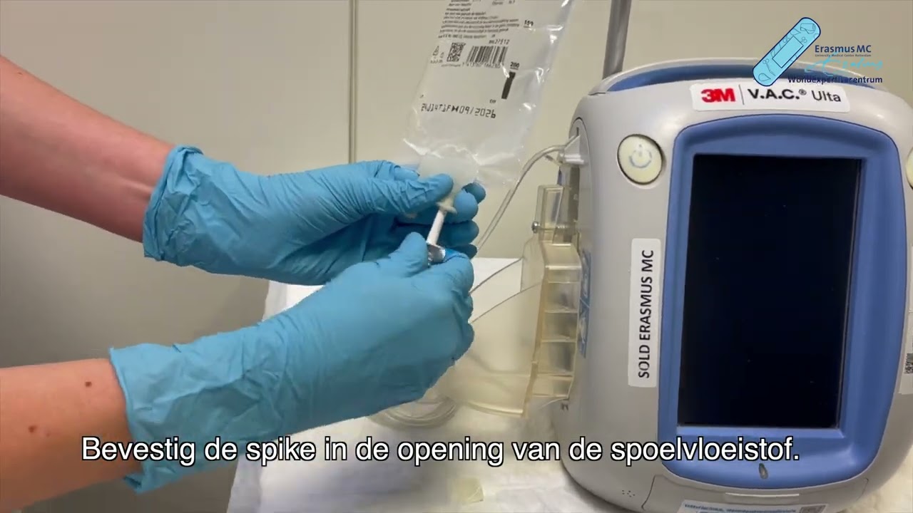 V.A.C. Veraflo (spoelvac) aansluiten