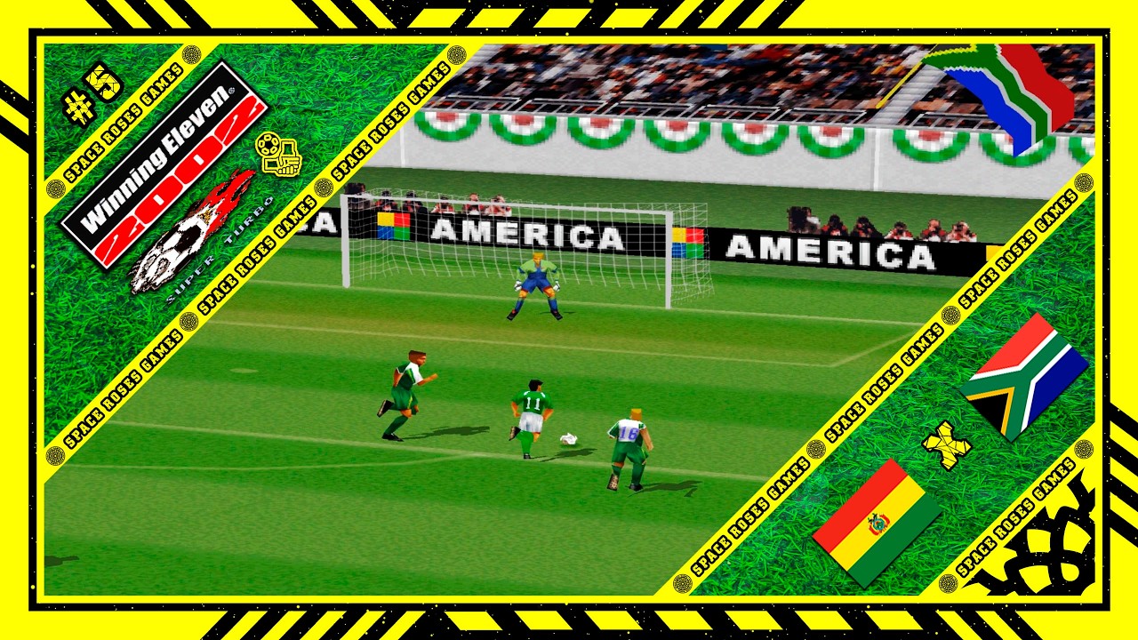 Winning Eleven 2002: Super Turbo 2004 (PS1) Amistosos #5 Bolívia x África do Sul