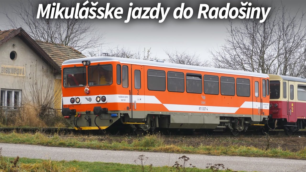 Mikulášske jazdy do Radošiny | Trať T142, stanica Biskupová - 7.12.2025
